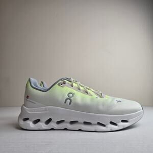 On Cloudtilt Sneakers Size 11 Mens Lime Ivory White Yellow Grey Running Shoes